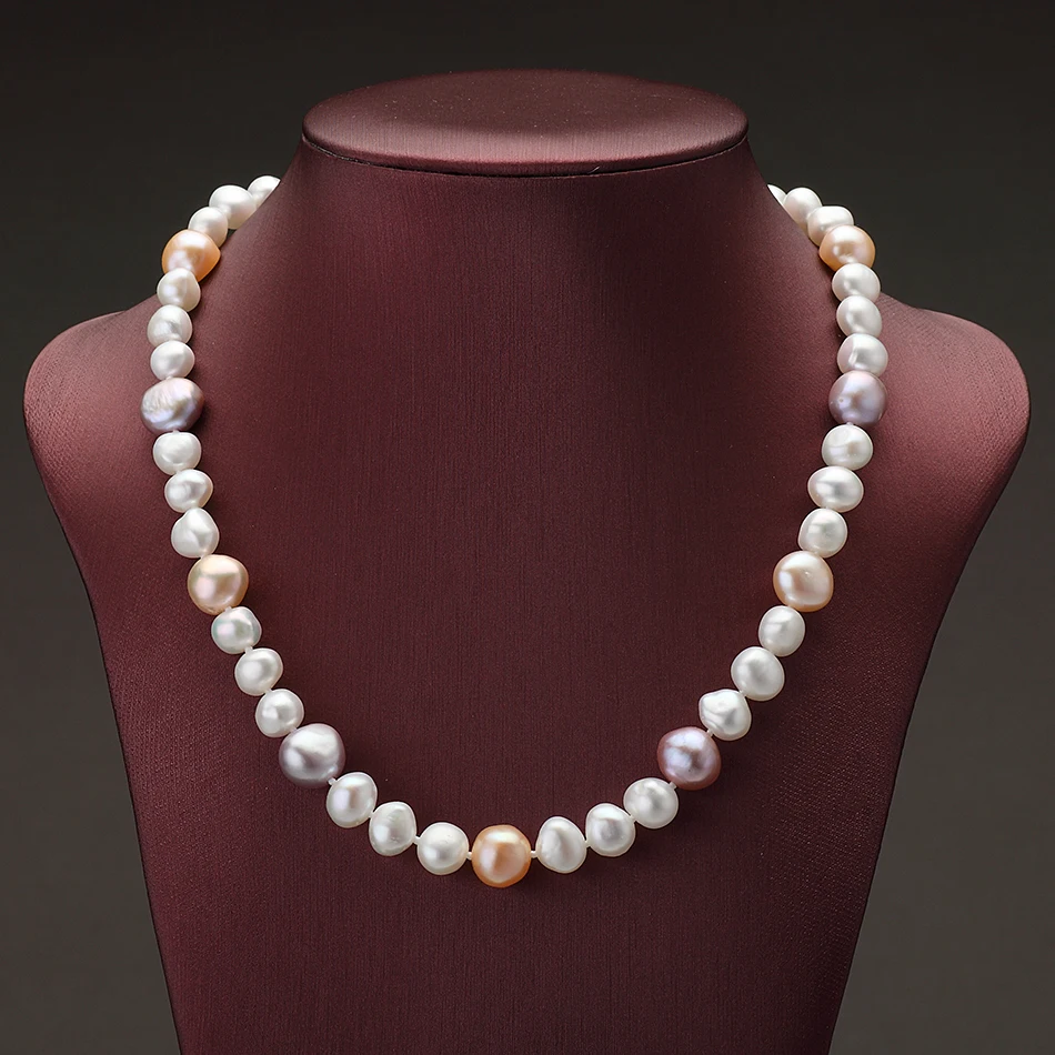 Многоцветный жемчужный воротник ожерелье для женщин юбилей Ювелирные изделия