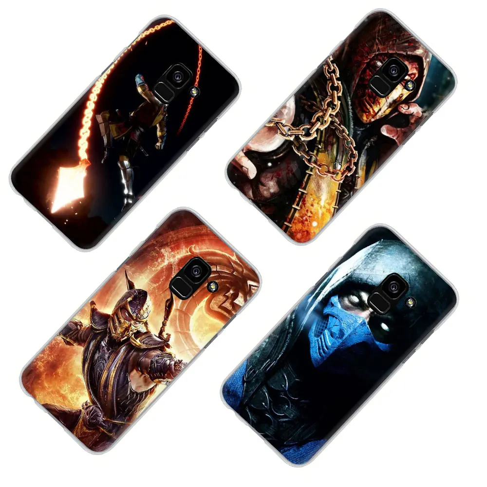 Твердый чехол для телефона Scorpion In Mortal Kombat Samsung Galaxy A6 plus 7 8 9 2018 A10S 20S 20E 30S 40S 50S 60