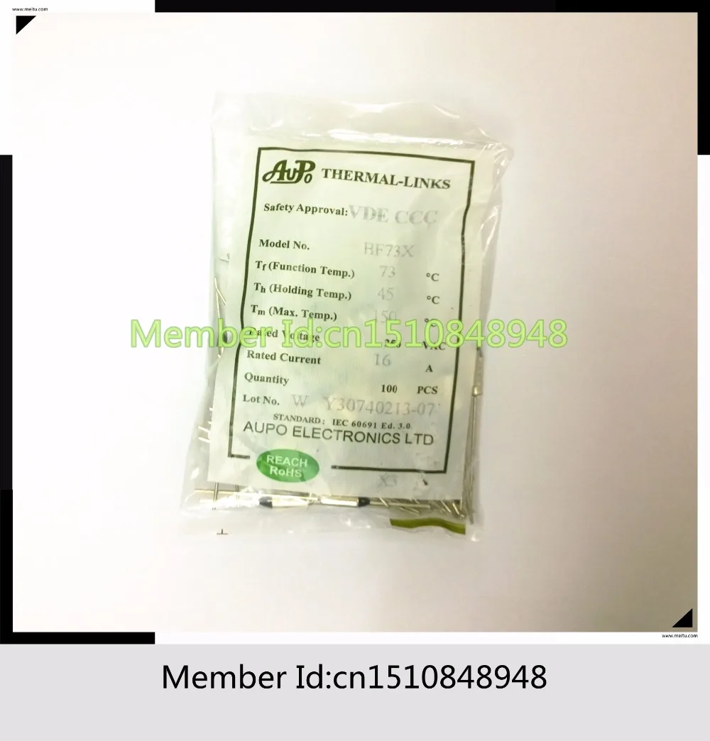AUPO BF104X Tf104C 16A 250V 104 градусов Термопредохранитель 50/шт.|pcs|1/16a |