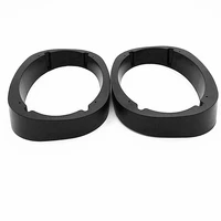 2pcs 6x9 inch coaxial speaker car audio modified accessories oval beveled 69 plastic pad installation depth problem waterproof