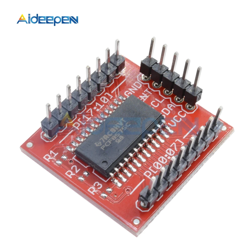 

Модуль расширения интерфейса PCF8575 PCF8575C IIC I2C I/O, плата управления SMBus для Arduino 16 бит, микроконтроллер