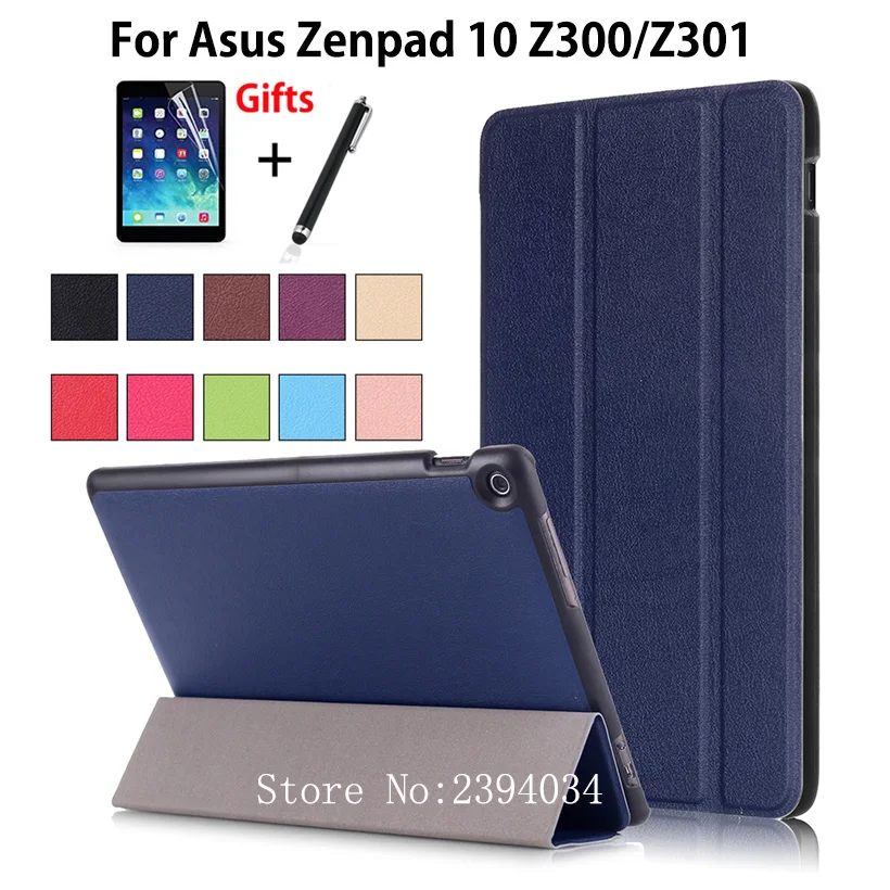 Смарт чехол для ASUS Zenpad 10 Z301MLF Z301ML Z301 1 дюйма подставка планшета Asus Z300CL Z300C Z300m +
