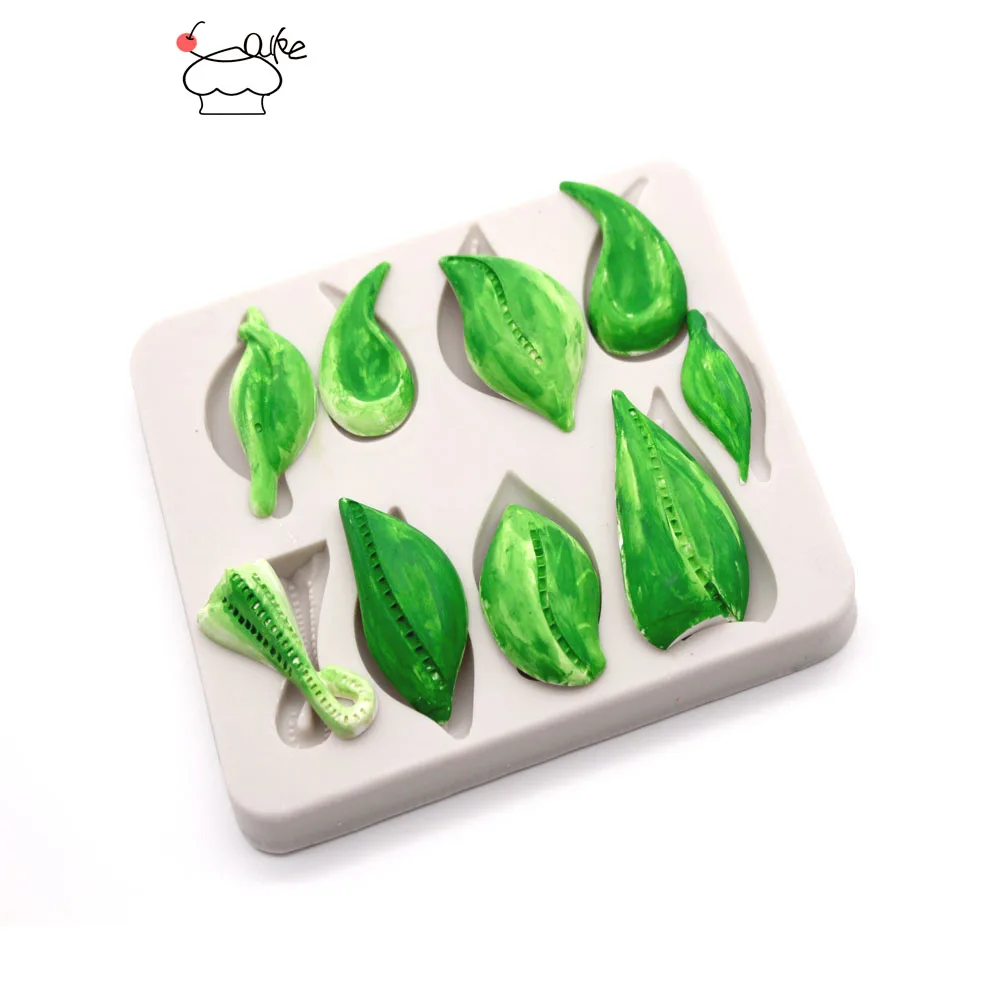 Декоративные формы Aouke Leafe, силиконовая форма для торта, форма для сахарной пасты, конфет, шоколада для мастики и глины, форма J141