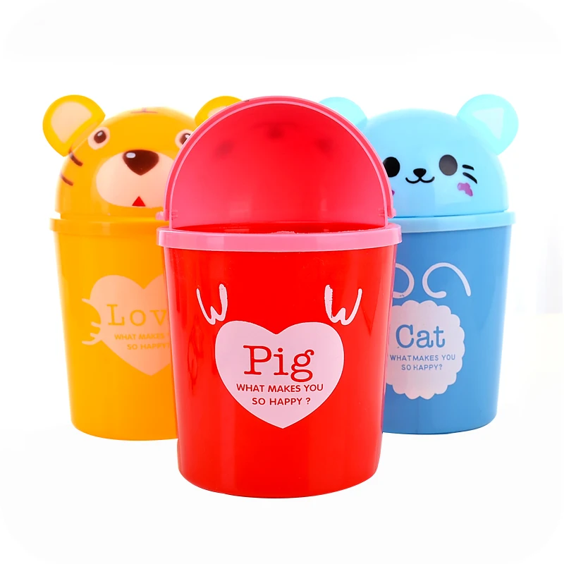 Мини-раскладушка мусорное ведро Настольные Ящики для хранения Мода креативная