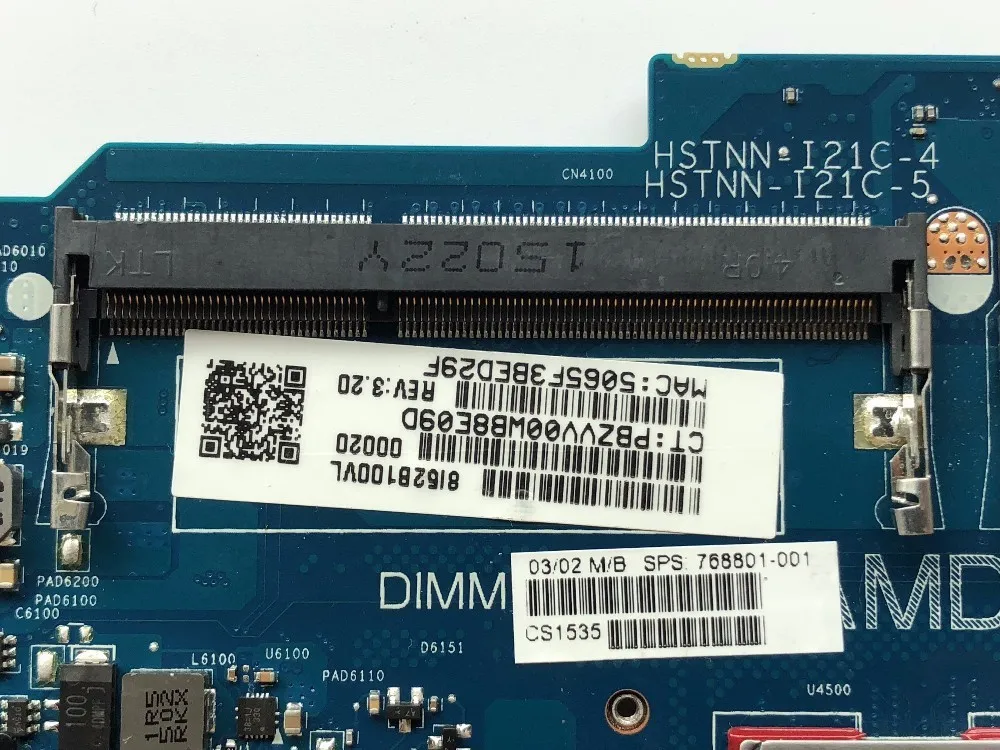 Оптовая продажа материнская плата MB 768801-001 для ноутбука HP Elitebook 745 G2 Встроенная DDR3