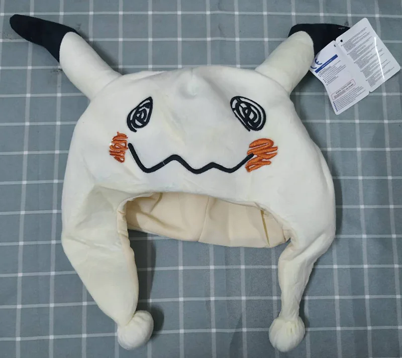 Мультфильм карман животные Mimikyu Косплей-Одежда плюшевая длинные шапки Mimikyu косплэй зимняя теплая шапка прекрасный Рождественский подарок игрушечные лошадки TFA1649