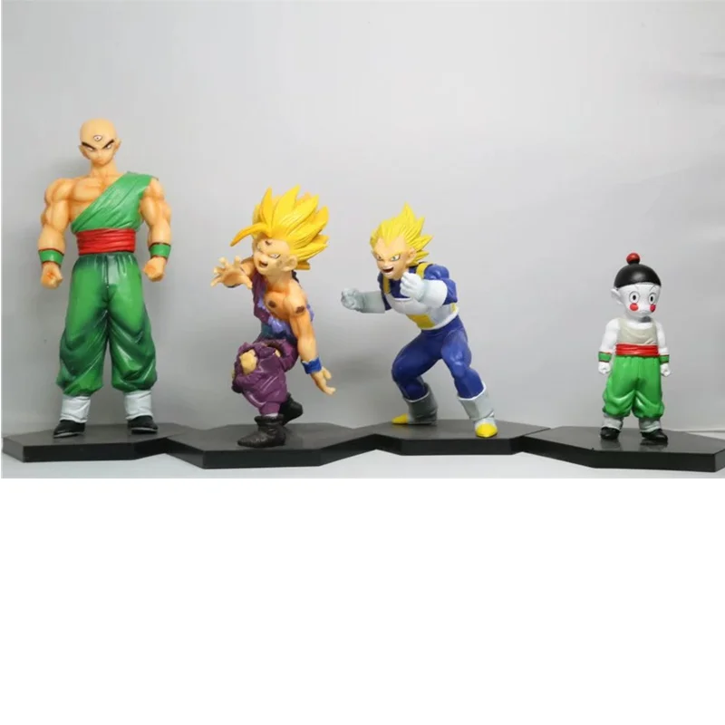 4 шт./компл. Dragon Ball Vegeta Trunks игрушка ПВХ Аниме Фигурка Saiyan модель фигурки куклы