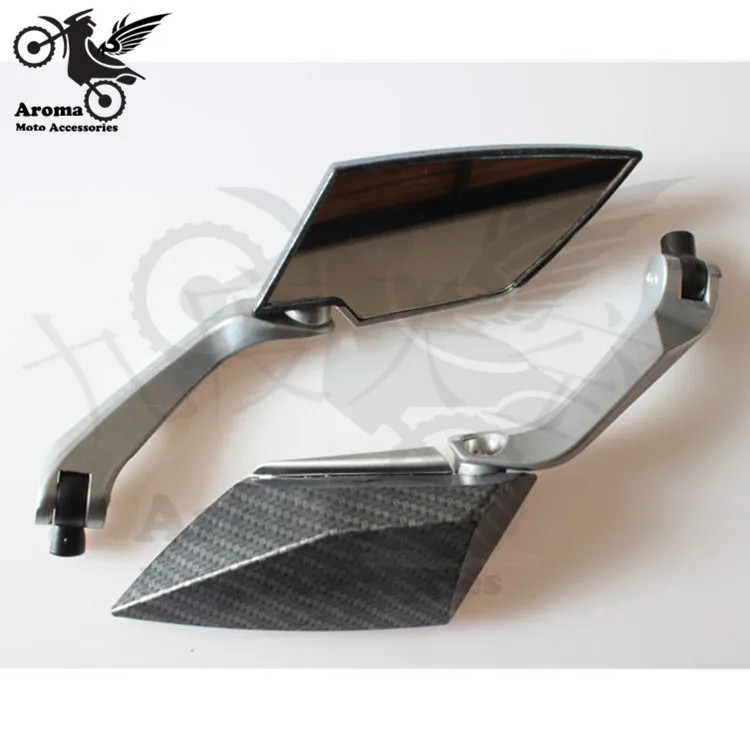 Зеркало заднего вида из углеродного волокна 10 мм 8 мм|mirror moto|motorbike side mirrormirrors 10mm |