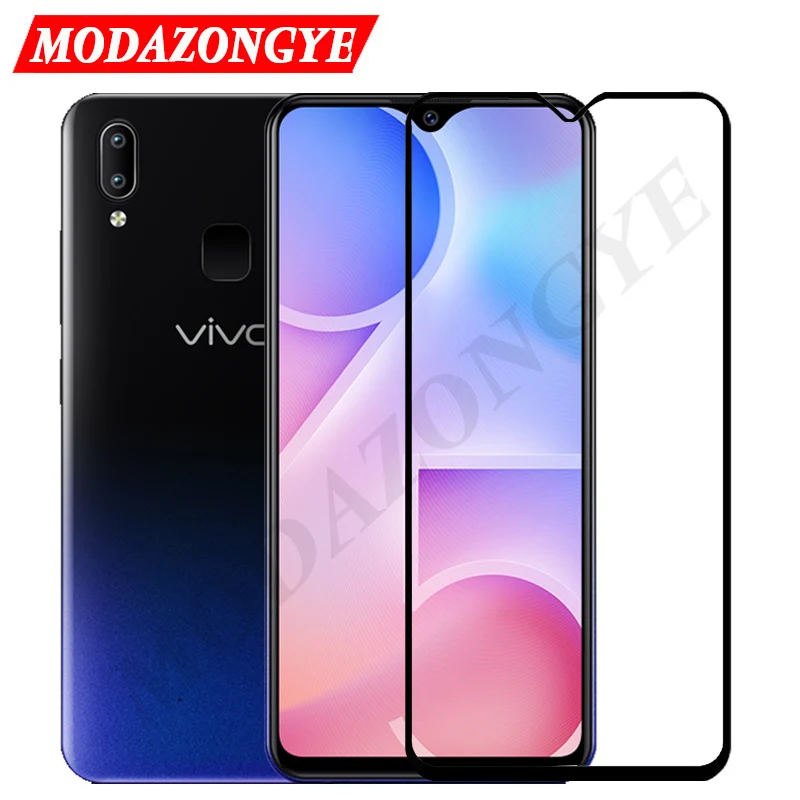 Защитное стекло Vivo Y95 закаленное с полным покрытием для V1807 Y 95 VivoY95 экран 6 22 дюйма |