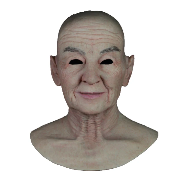 

(SF-N9) party crossdress masquerade cosplay realistic human face silicone male full head mask for Halloween fetish wear