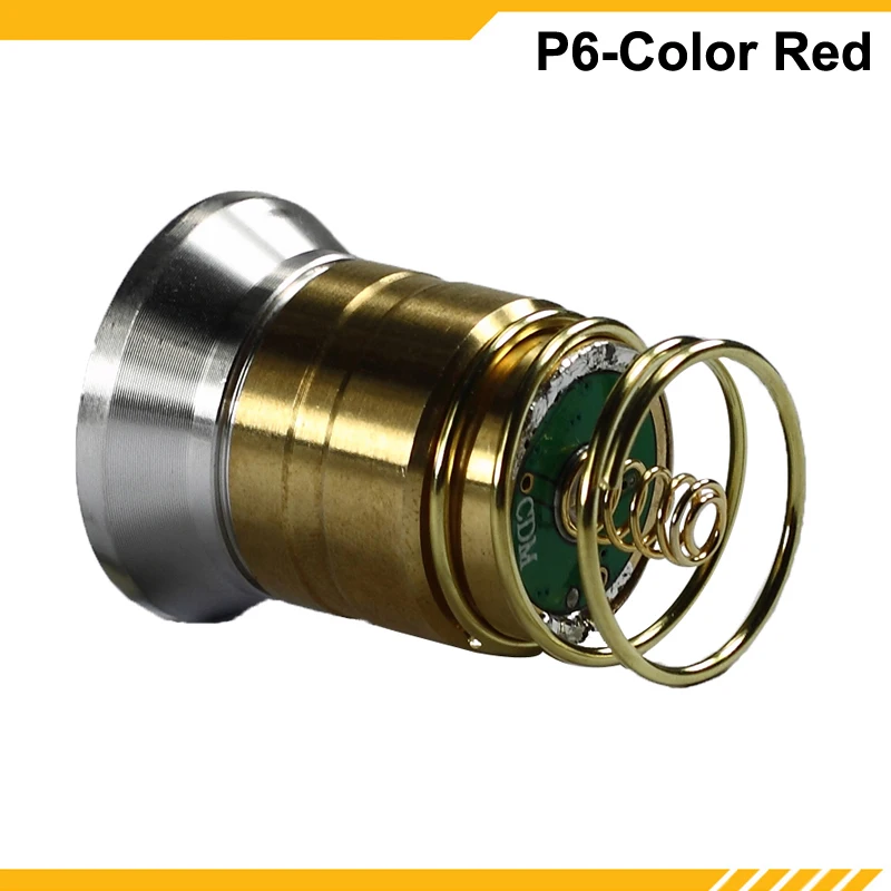 KDLITKER P6-COLOR Luminus SST-10-R Red 620nm 600 Lumens 3V - 9V 1-Mode OP P60 Drop-in | Лампы и освещение