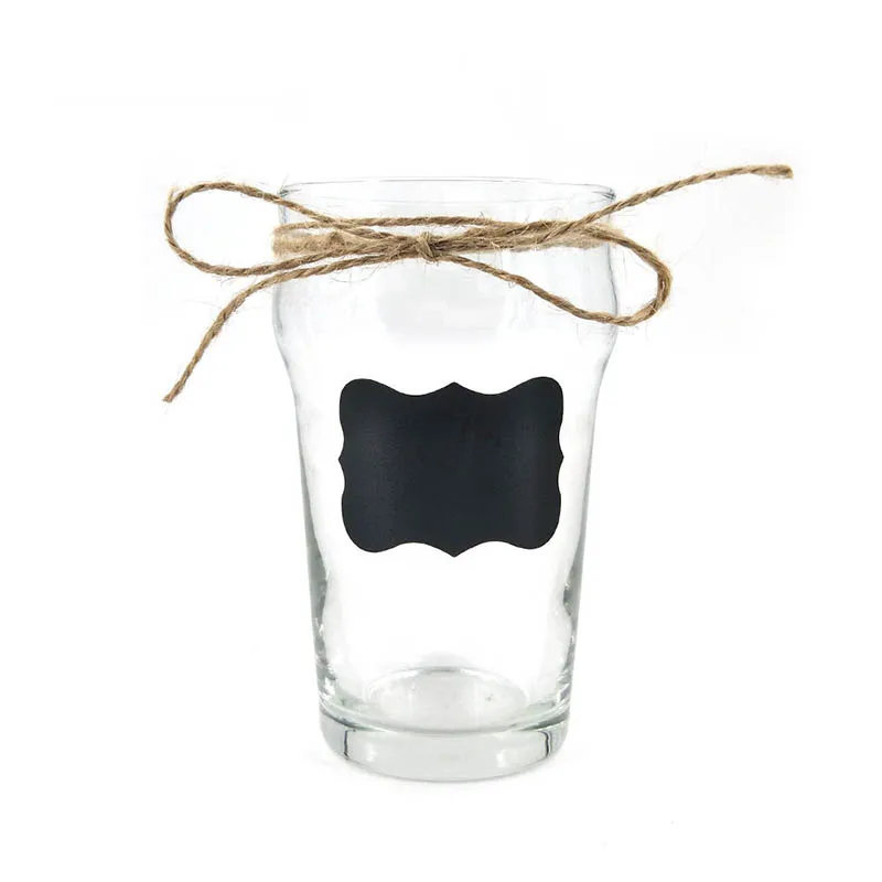 48pcs/set Blackboard Stickers Label Craft Kitchen Jam Jar Labels Black Chalkboard Chalk Board | Дом и сад