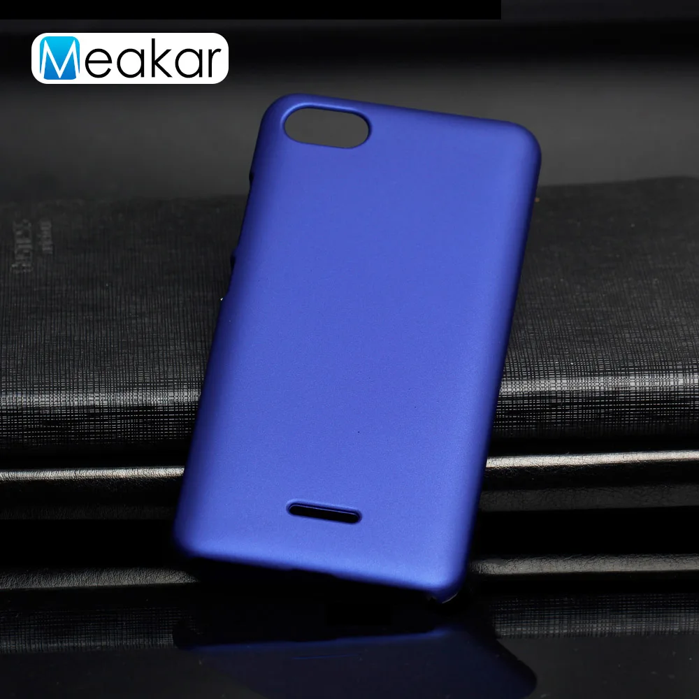 Матовая Пластик Coque 5.45For Xiaomi Redmi 6A чехол для Xiaomi Redmi 6A Redmi6A телефона чехол-лента на заднюю панель - Цвет: Blue