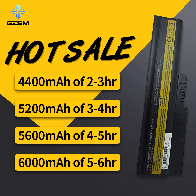Аккумулятор для ноутбука HSW 5200 мАч 6 ячеек аккумулятор IBM ThinkPad R60 R60e T60 T60p Lenovo R500 T500