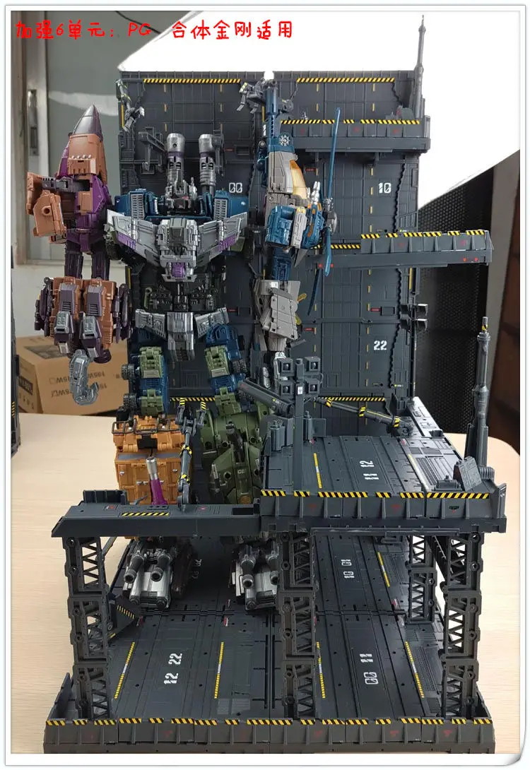 CG свободное сочетание ангар Gundam базовый сценарий здание механическая модель