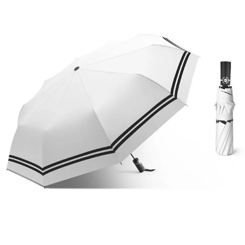 Полностью автоматический ветроустойчивый складной зонт 10 ребер автоматические