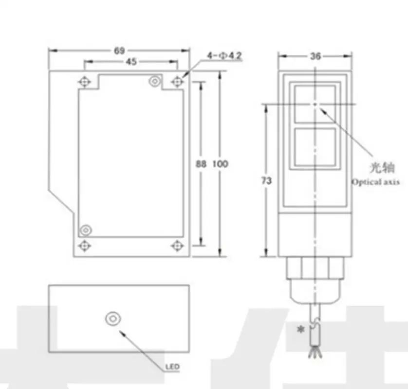 10-300 см 12-240 в N/O + N/C фотоэлектрический фотоэлемент | Обустройство дома