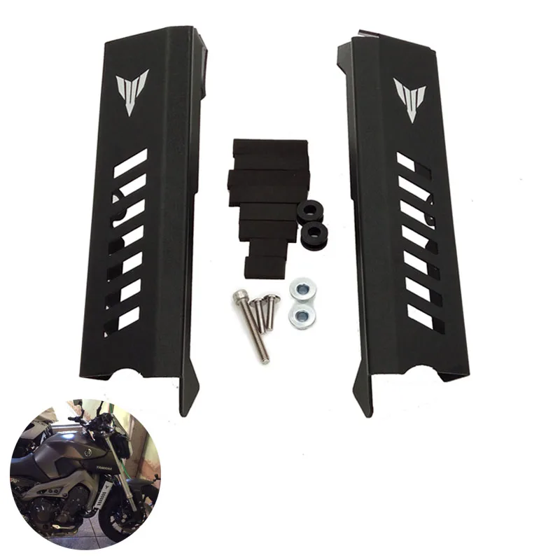 Боковая защита радиатора MTImport для мотоцикла Yamaha MT 09 MT09 FZ FZ09 2014 2015 09|Накладки и