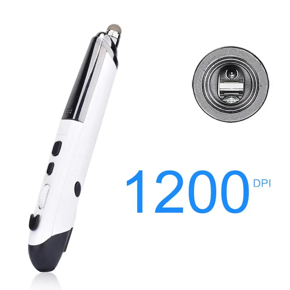 PR-08 Universal 6 Keys 2.4GHz Wireless Optical Pen Mouse for PC Smart TV