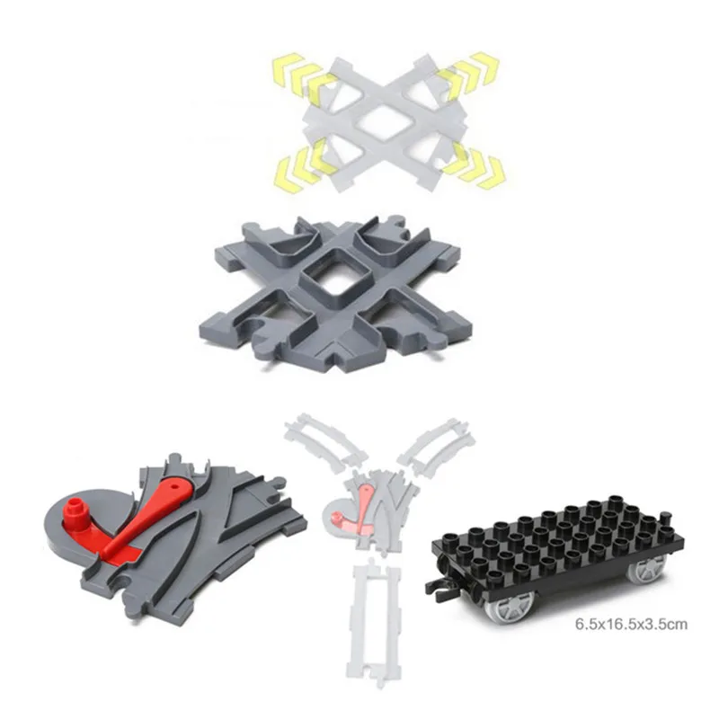 Детский конструктор железнодорожный поезд|train blocks|toy diyassembly toy |