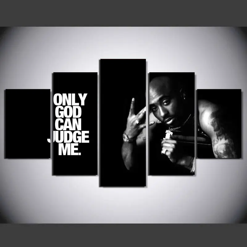 5 шт. 2Pac maveli Tupac Amaru Shakur современный домашний Настенный декор холст картина