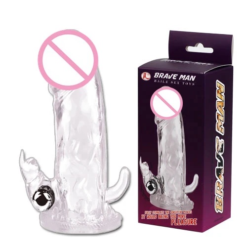 BAILE вибрирующий рукав для пениса кольцо увеличение секс игрушки мужчин интимные