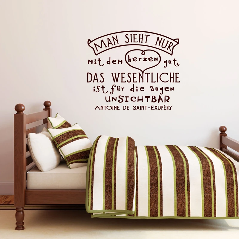 Настенная Наклейка с цитатами Мужская наклейка имитацией немецкого Герцена