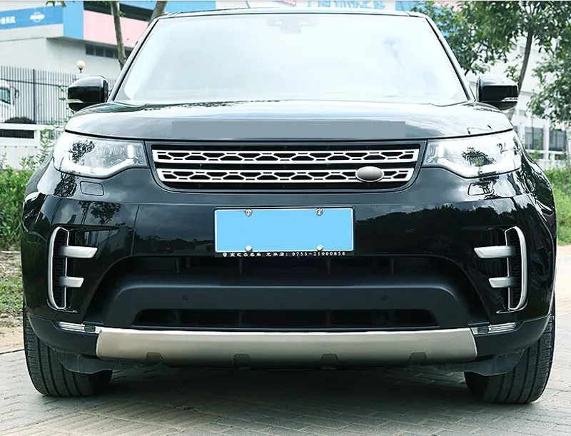 Car-Styling Piano Black Front Fog Lamp Trim Decoration Cover for Land Rover Discovery 5 LR5 L462 Auto Accessories 2Pcs