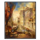 Золотой панно, рукоделие, вышивка, Сделай своими руками, DMC Вышивка крестом, наборы для ухода за кожей Вышивка Комплект 14ct без надписей хлопковой нитью город живопись для вышивания крестиком