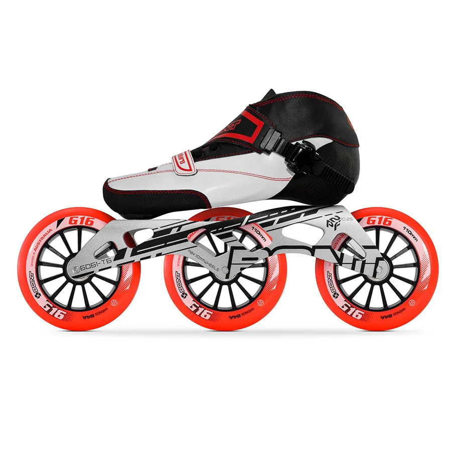 Original Bont Enduro 3*90/100/110mm G16 Professional Speed Inline Skates Heatmoldable Carbon Fiber Racing Patines Kids Men Adult | Спорт и
