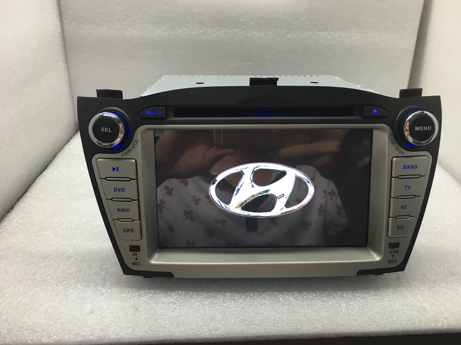 7-дюймовый Android 6.0 Quad Core 1024*600 dvd-плеер 2din Car 1.6 г 16 ГБ 3 /Wi-Fi радио GPS для Hyundai ix35 Tucson