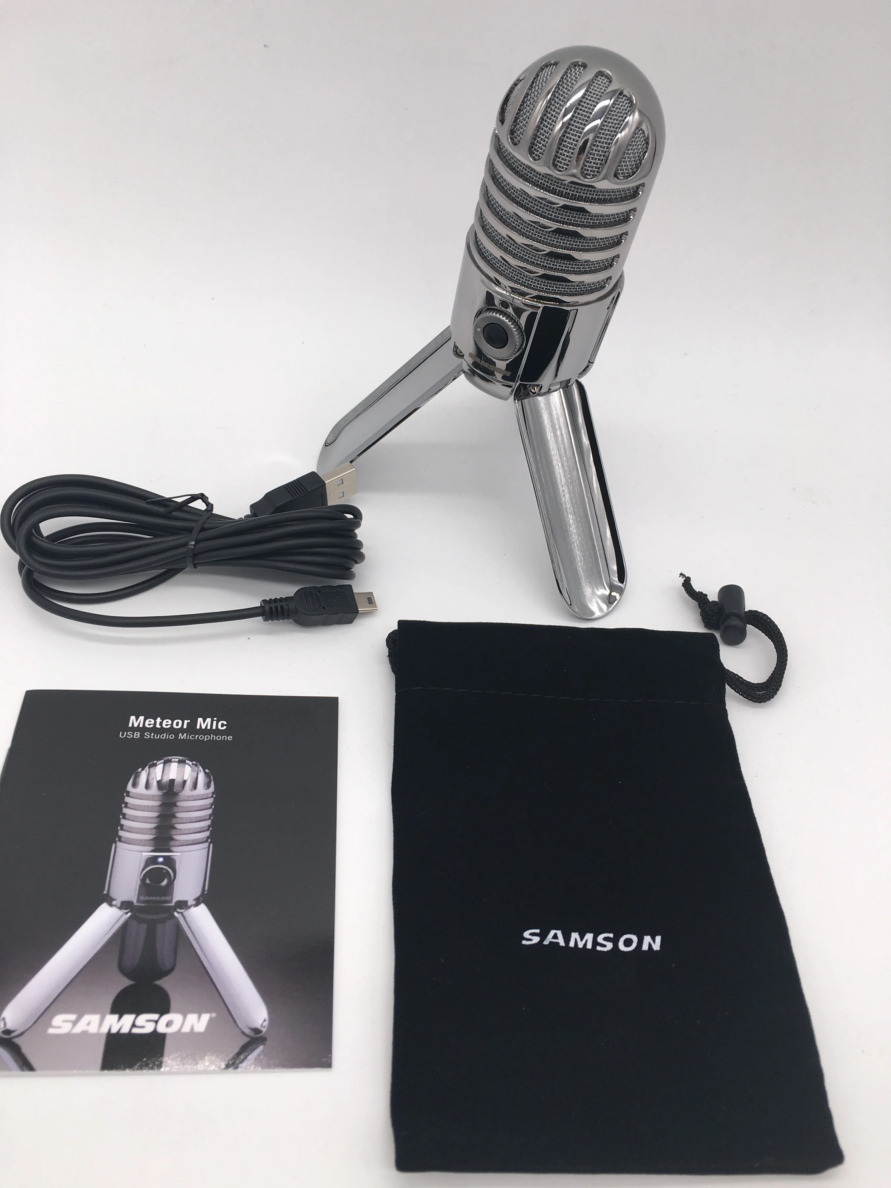 Микрофон Samson Meteor Mic USB Студийный конденсаторный микрофон для записи складные