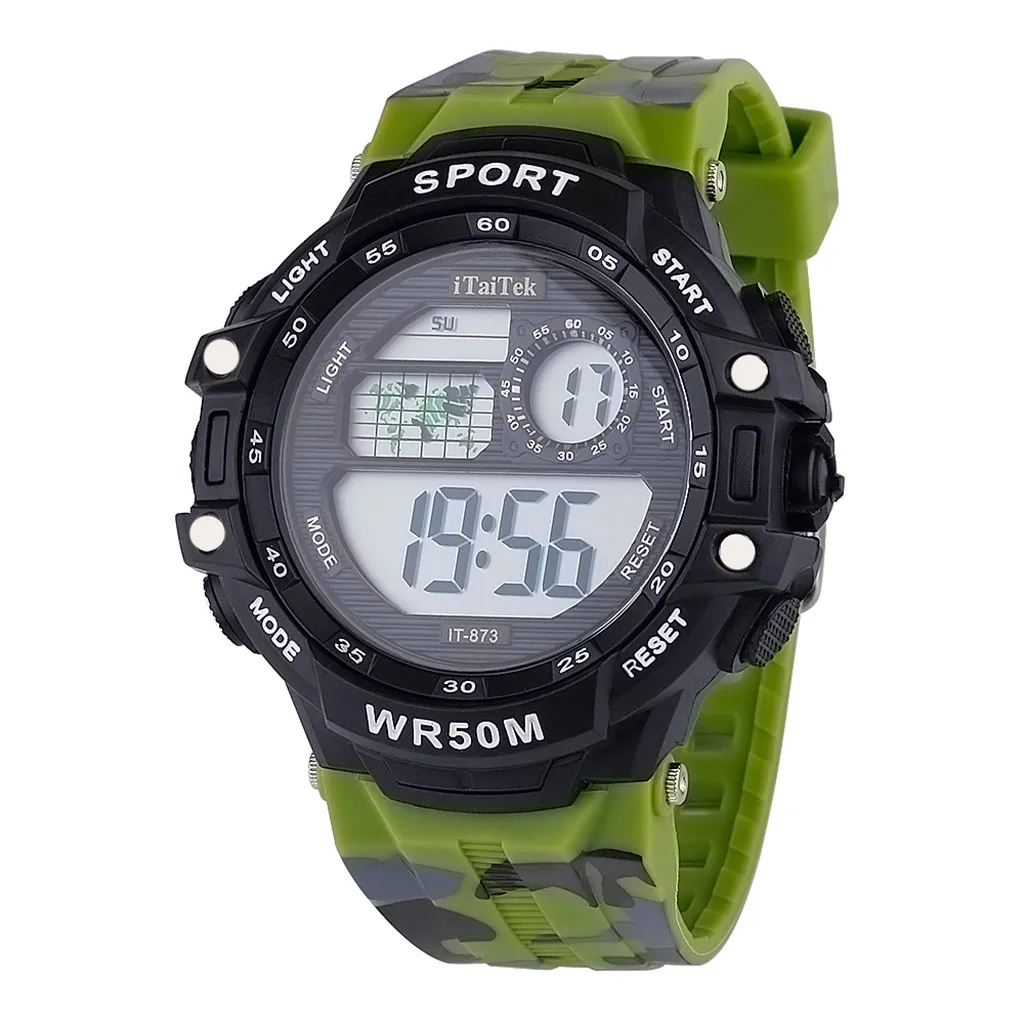 Reloj deportivo hombre цифровые часы спортивные водонепроницаемые часы многофункциональные светящиеся модные электронные спортивные часы