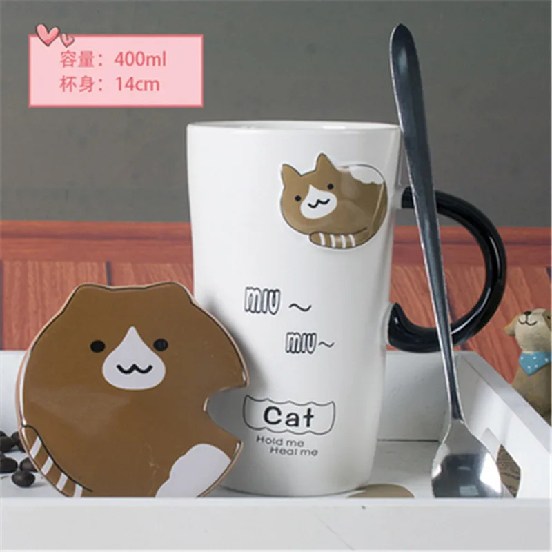Красивая кружка кошка кружка caneca Criativa Filizanki Do Kawy кофейные кружки креативный Kubek Termiczny Tsse A кафе эмалированная Кружка