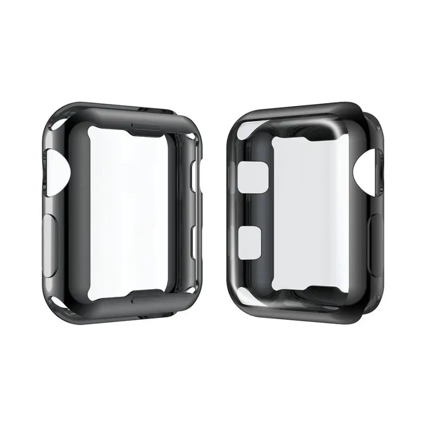 Ультратонкая Гальваническая прозрачная защитная пленка из ТПУ для Apple Watch Series 3 42