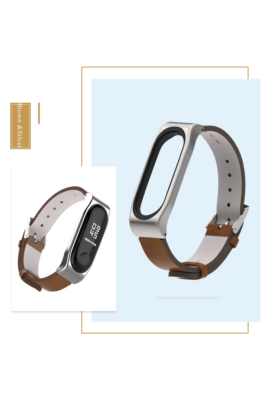 Mi jobs mi Band 4 Кожаный ремешок на запястье для Xiaomi mi Band 4 NFC смарт-часы браслет mi band 3 ремень браслет металлический Безвинтовой ремешок