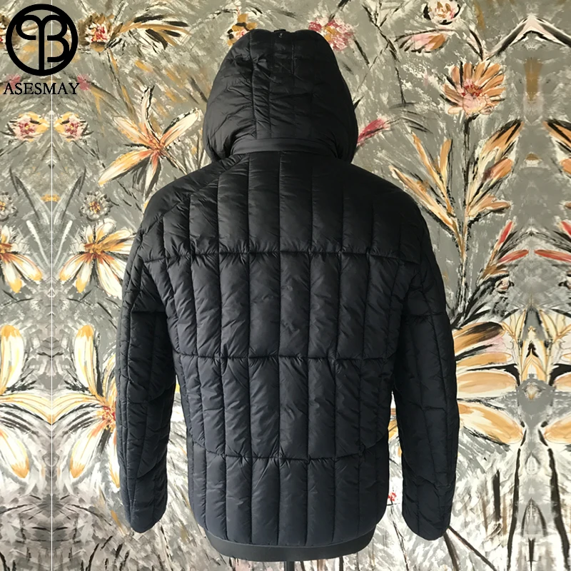 Asesmay 2017 Для мужчин утепленная парка хлопковое пальто зимняя куртка S Модное