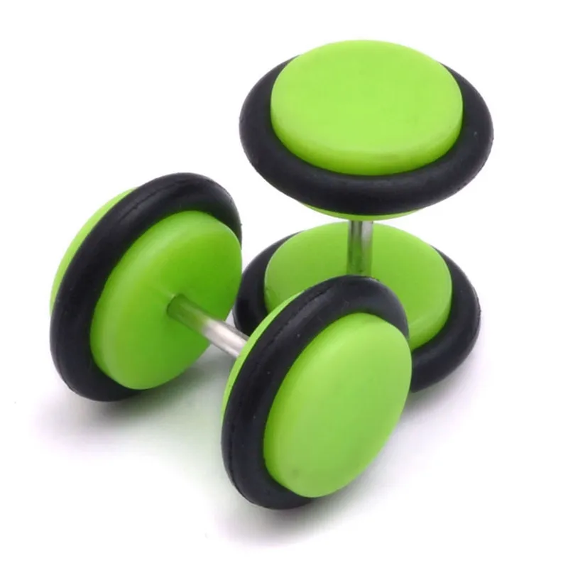 Женские и мужские серьги Пусеты Из Нержавеющей Стали 16 шт.|gauges taper|flesh tunnelfake ear plug |