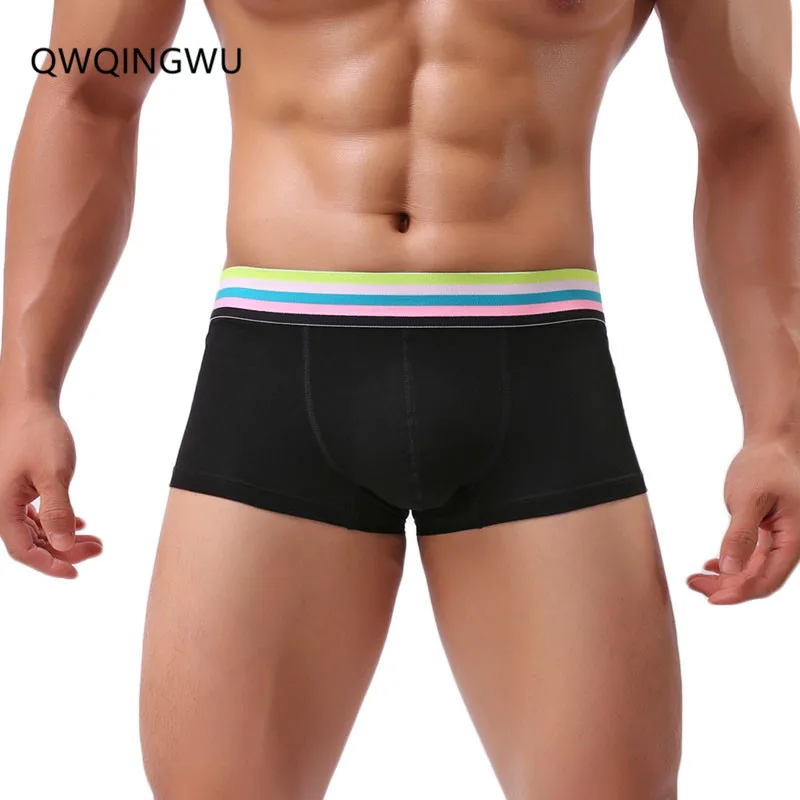 Мужское нижнее белье боксеры дышащие мужские брендовые шорты хлопковые трусы Cueca