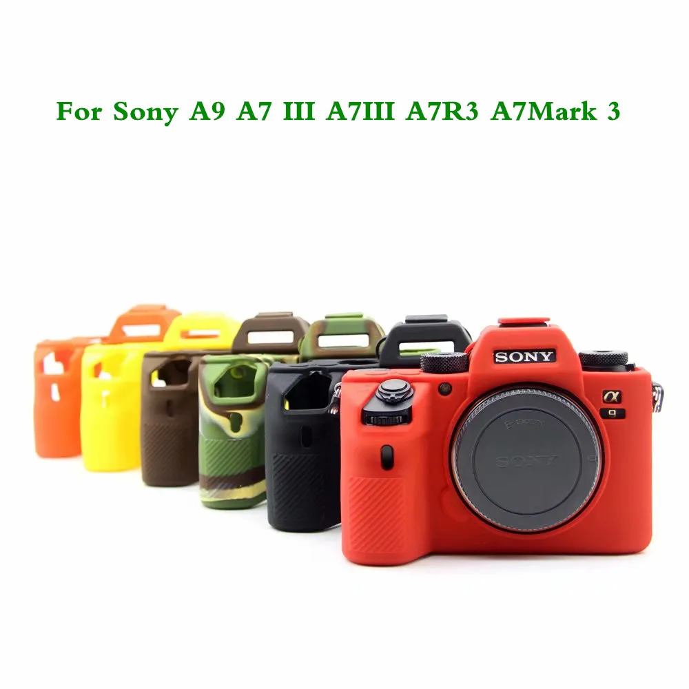 Силиконовый резиновый чехол для камеры защитный Sony A9 A7 III A7III A7R3 A7Mark 3 | Электроника