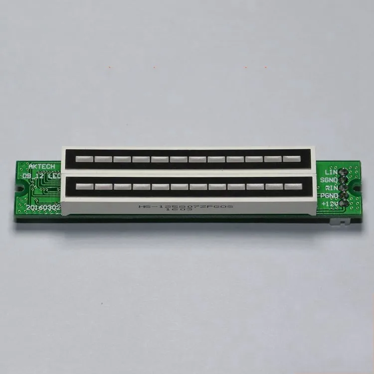 Светодиодный дисплей с двойным 12 битным дисплеем регулируемый измеритель уровня