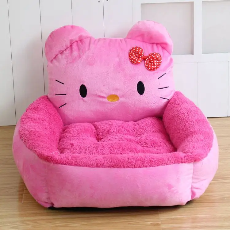 2 Размеры рисунок Hello Kitty ПЭТ теплое мягкое дом питания для собаки/кошки/кролик