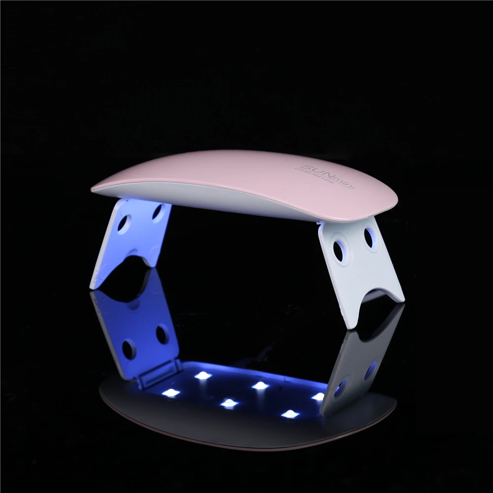 6W SUNmini UV LED Lamp Nail Dryer Portable USB Cable For Home Use Gel Polish Mini gel nail polish dryer | Красота и здоровье