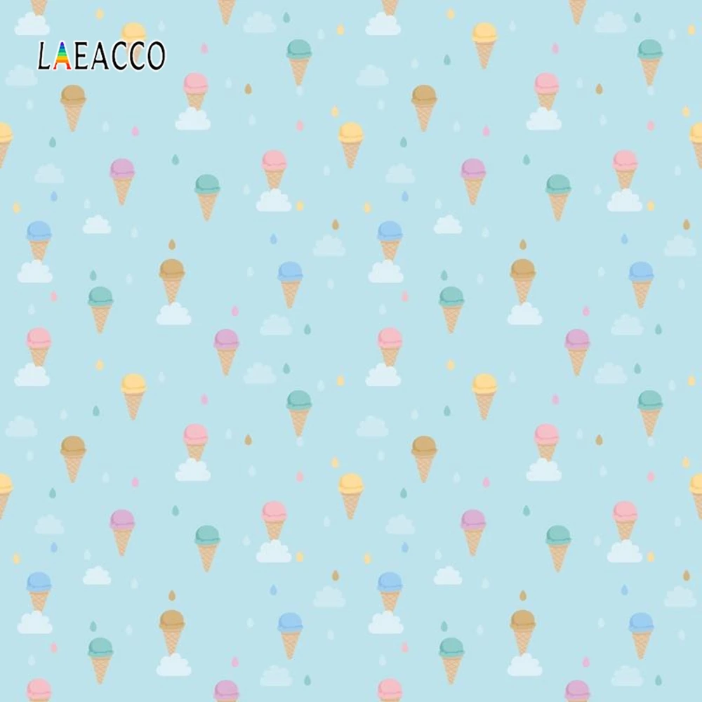 Laeacco мороженое эскимо узор фон ПОРТРЕТНАЯ ФОТОГРАФИЯ фоны индивидуальные