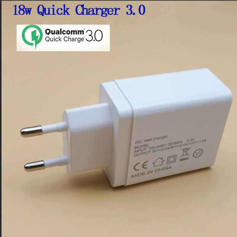 USB зарядное устройство 18 Вт Быстрая зарядка 3 0 для мобильного телефона iPhone