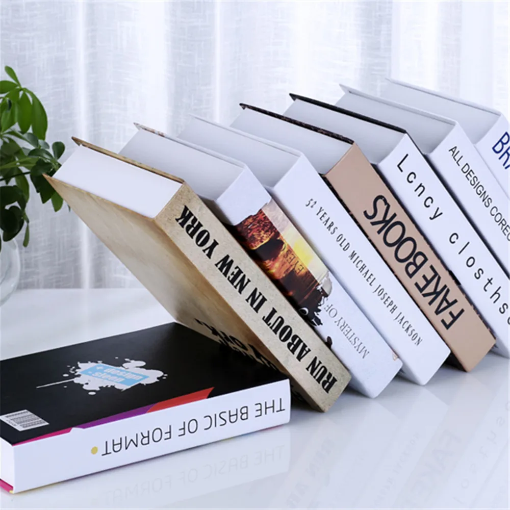 10 шт. продажа поддельных книжных шкафов Декор Гостиная кофейная панель имитация