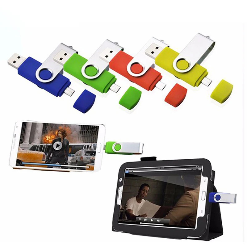 Модные Capacidade общая OTG usb флеш накопитель ручка 64 ГБ 32 8 оперативной памяти 16 Гб