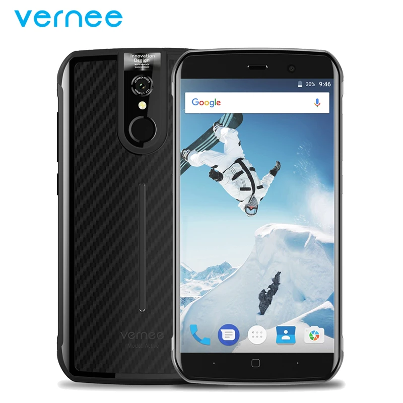 Оригинальный vernee активный мобильный телефон с защитой от влаги IP68 5 дюймов 6 ГБ