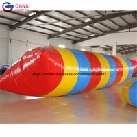 customized inflatable water blob jump inflatable water catapult inflatable water trampoline for seashore use
