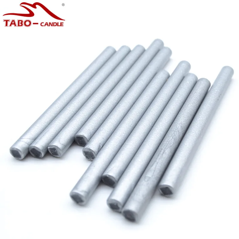 10 шт. Classic Silver штамп печать воск клеевой пистолет уплотнения восковой карандаш 7x100